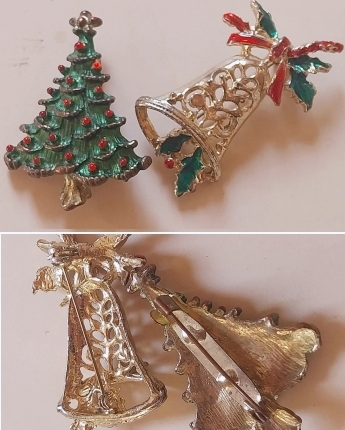 Julebrocher - to sjove smykker til trjen i december