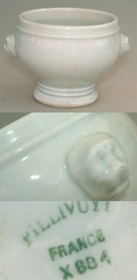 Klassisk skål fra Pillivuyt med hanke i siderne