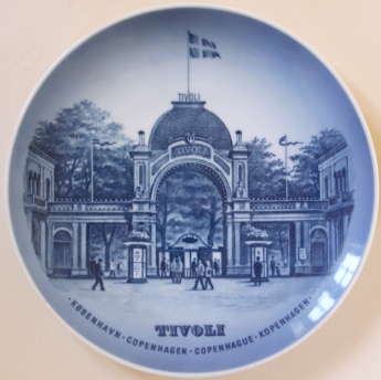 Platte - Tivoli indgang Royal Copenhagen