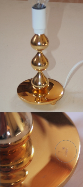 Asmussen bordlampe med tre dråber