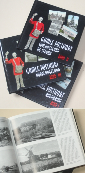 3 bøger med fotos fra Langeland i gamle dage