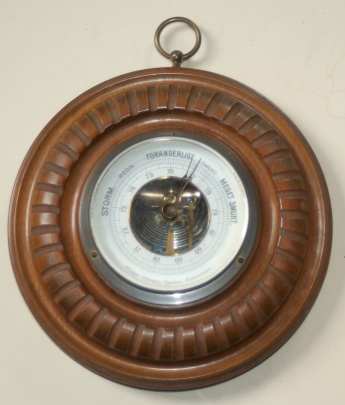 Smukt gammelt barometer